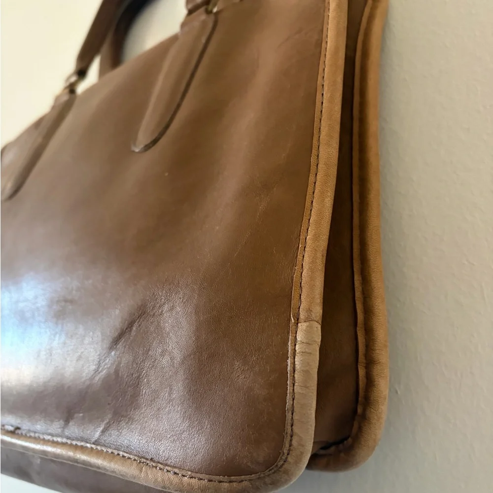 Vintage Coach Leatherwear Tan Briefcase - Picture 10 of 15